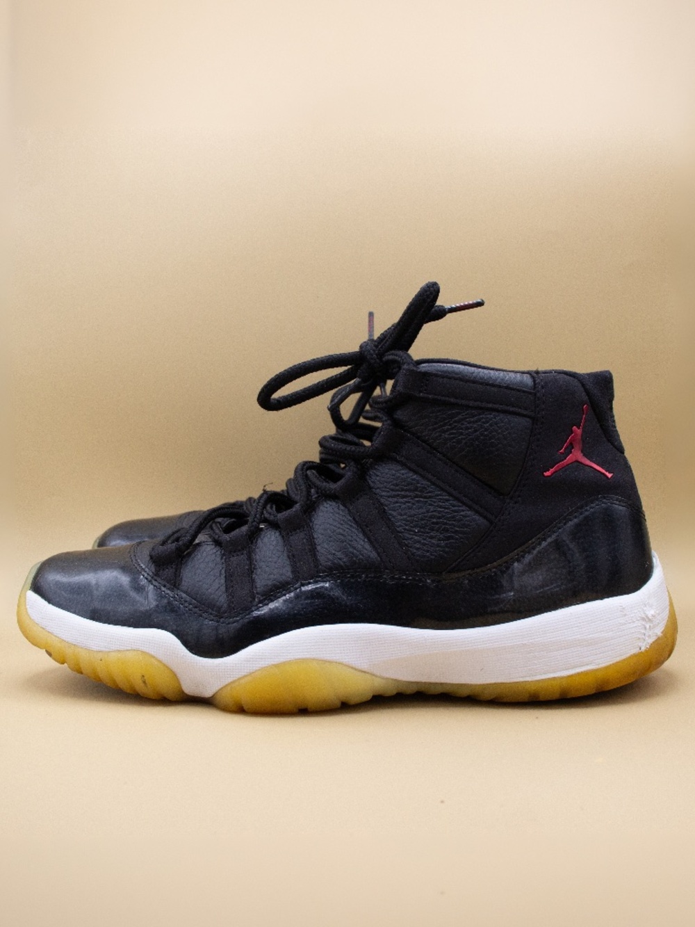 Jordan 11 Retro 72-10 2015 Black Shoes 378037-002 Men's Size 11.5
